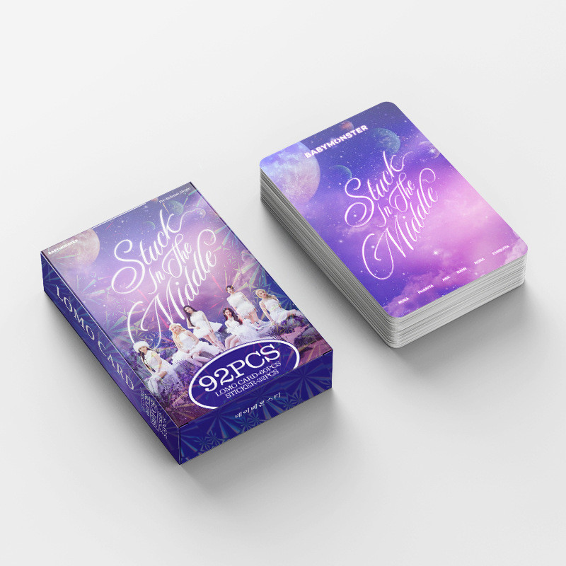 92 Pezzi Kpop GD Cards Set: 60 Photo Cards + 32 Adesivi, Mini Cards Album Per Fan (8,8 X 5,55 Cm)