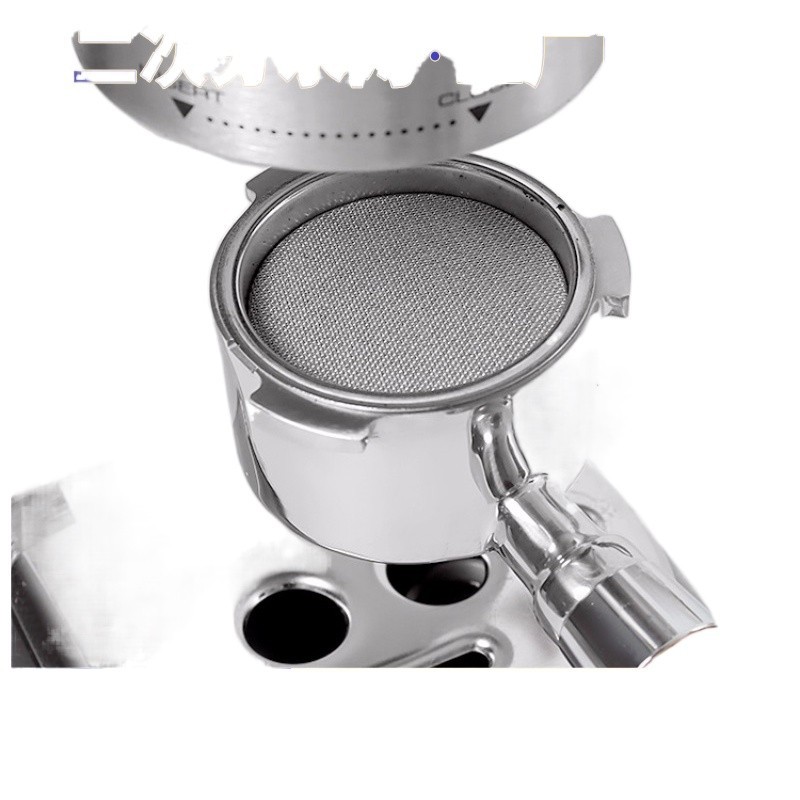 Coffee machine handle filter screen secondary water divider powder cake ...