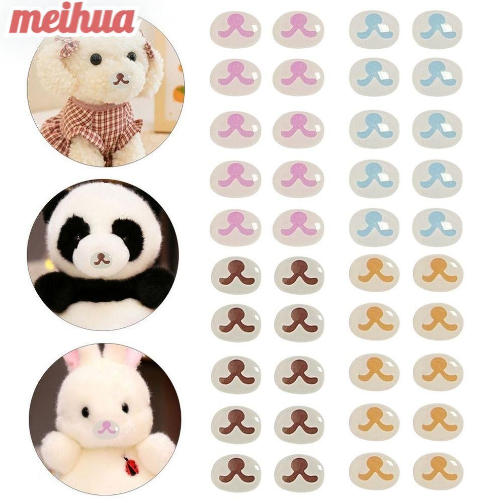 MEIHUA 10pcs Cartoon Mouth Stickers, Glass Crystal Decals Anime ...