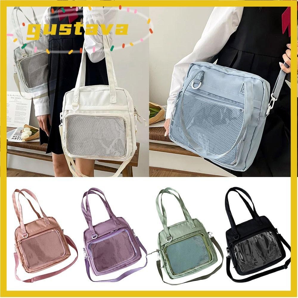 GUSTAVA Crossbody Bags, Large-capacity Solid Color Shoulder Bag ...