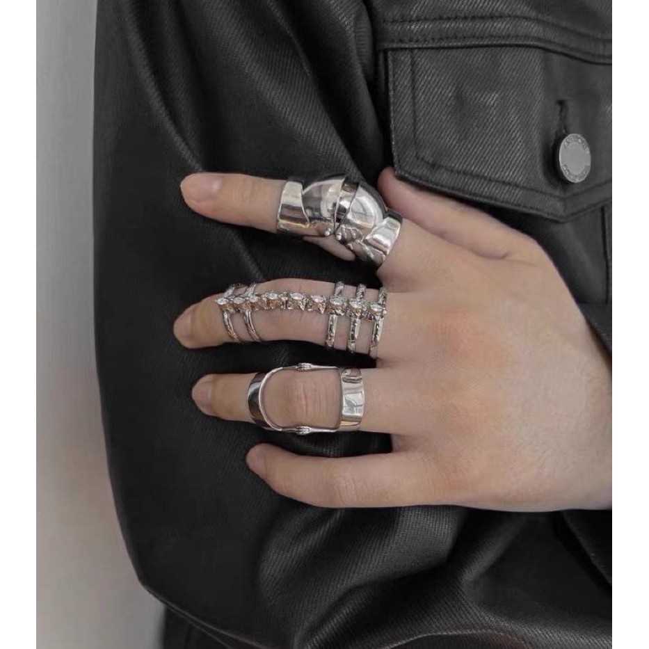 Armor Index Finger Joint Ring Niche Design High-End Adjustable Ring ...