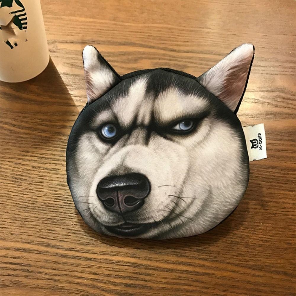 Gay Coin Puse Wallet Cute Catoon Pug Dog Design Women Gil
