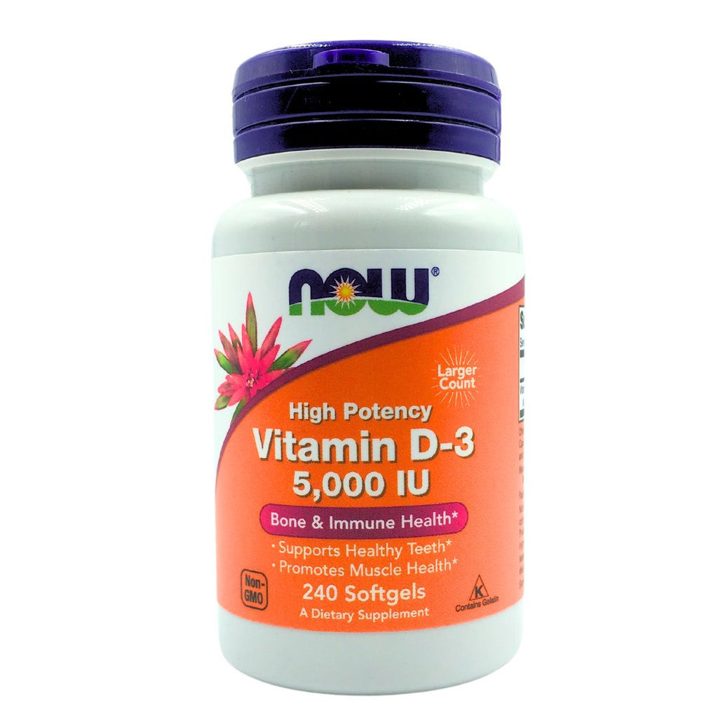 Now High Potency Vitamin D3 5000 IU (240 Softgels) | Shopee Philippines