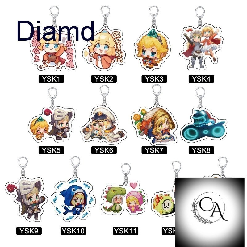 Guardian Tales Cartoon Character Cosplay Keychain | Shopee Philippines