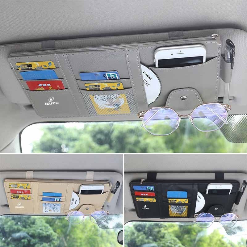 Isuzu car sunshade storage clip, sunshade storage bag, car decoration