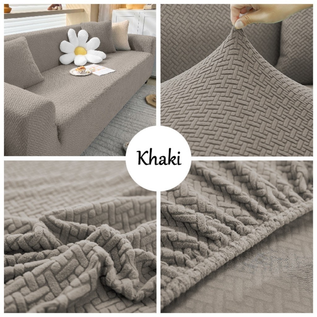 1/2/3/4 Seater Universal Sofa Cover All Inclusive Couch Cover Elastic ...