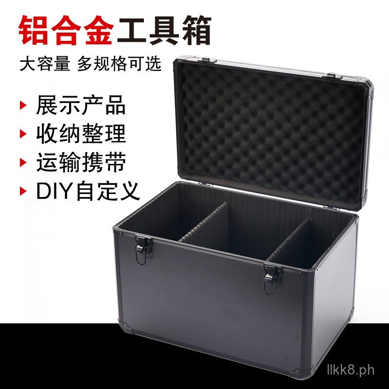 Lockable Multifunctional Camera Tool Storage Box Portable Aluminum ...