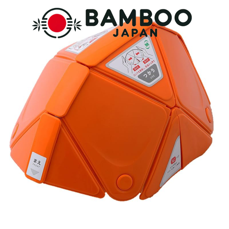 Midori Safety Folding Disaster Prevention Helmet TSC-10 Flatmet ...
