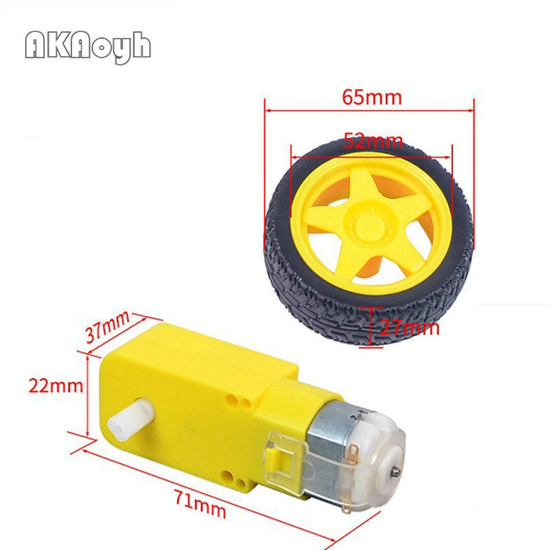 TT Motor 130motor Motor Car Wheels robot car wheels Smart Car Robot ...