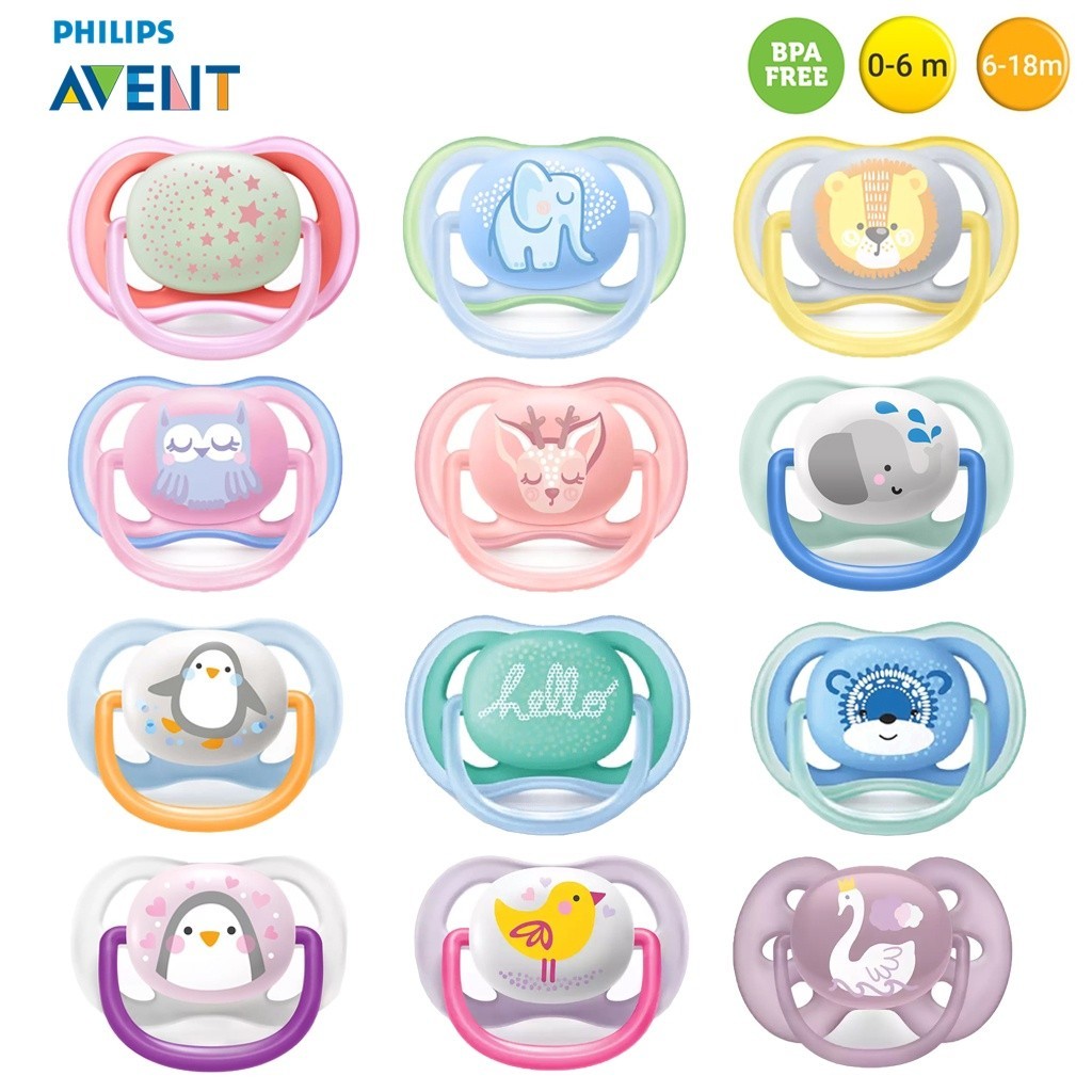 Avent Ultra Soft / Ultra Air / Classic Orthodontic Soother Pacifier 0
