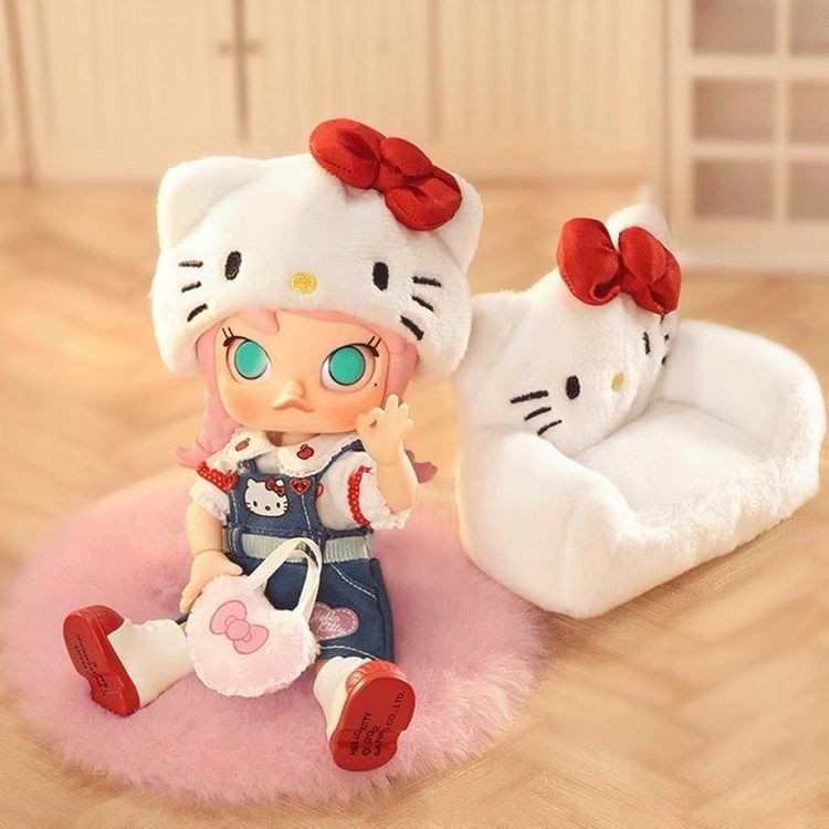 P POP MART POP MART MOLLY x Hello Kitty Action Figure Trendy Play Gift ...