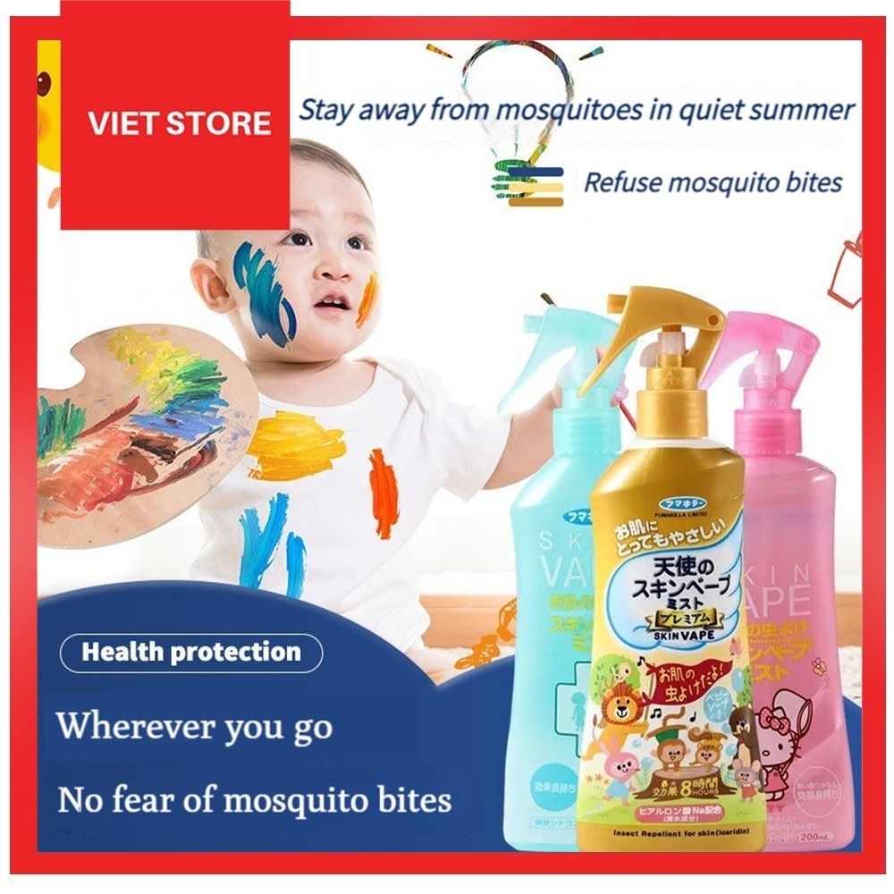 Fumakilla Skin Vape Mist Insect Repellent For Skin 200ml (Made in Japan ...