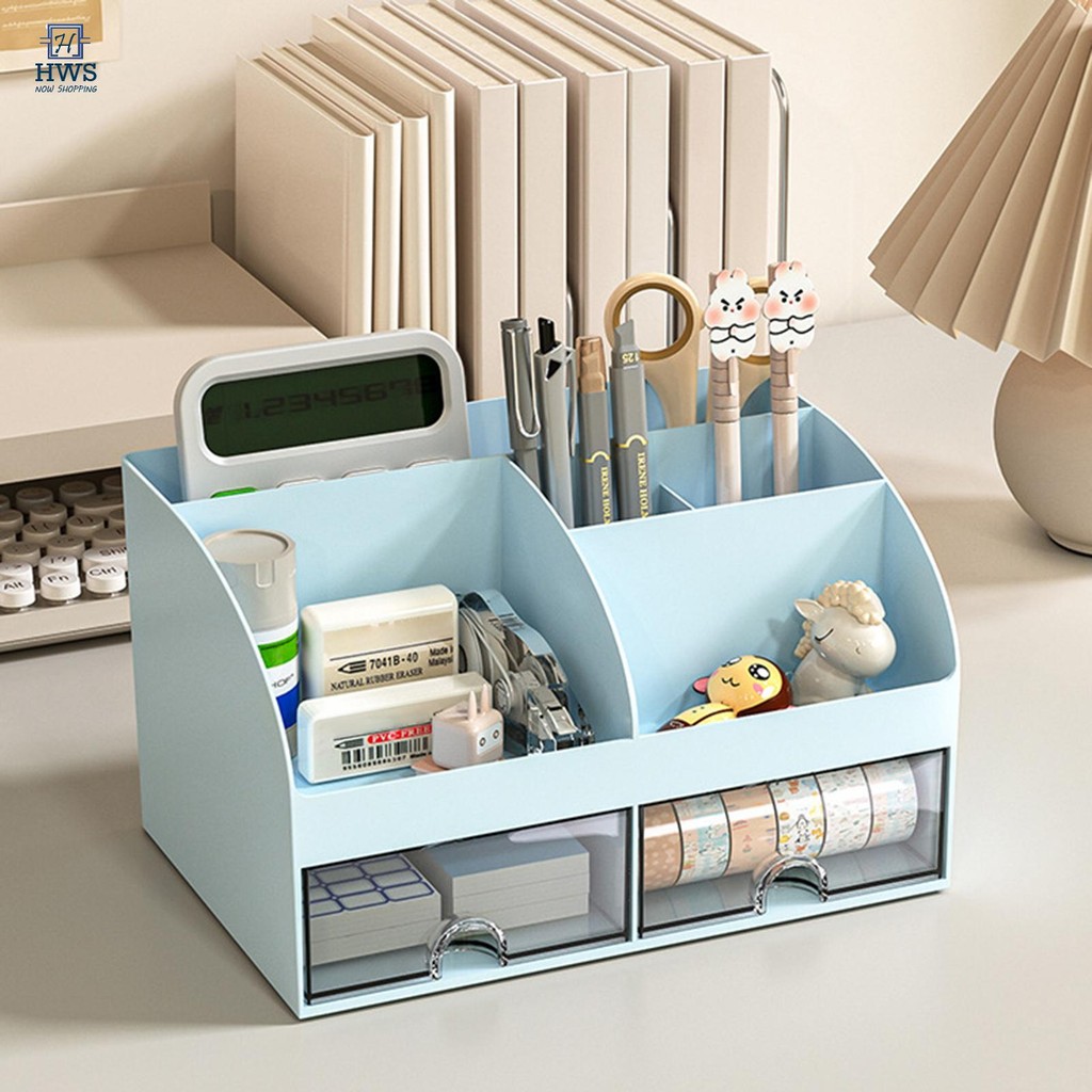 Desk Storage Organizer Drawers Practical Office Finishing Box Container ...