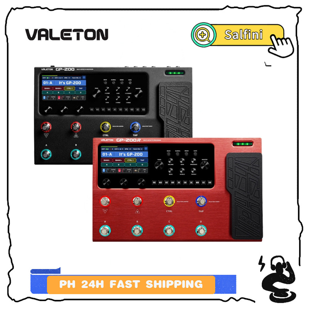 Valeton GP-200R Guitar Bass Amp Modeling IR Cabinets Simulation Multi ...