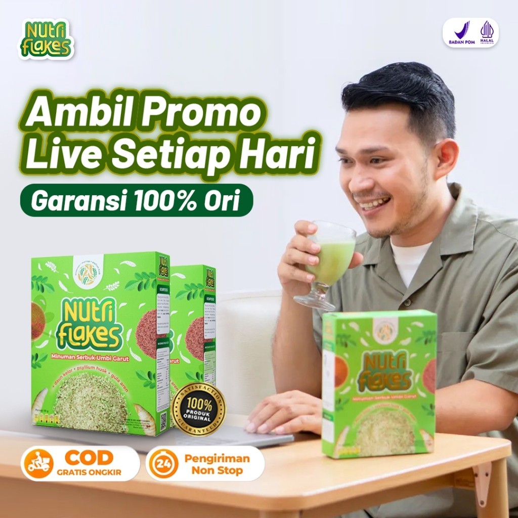 Nutriflakes Cereal Tuber Garut Effective In Gastric Acid