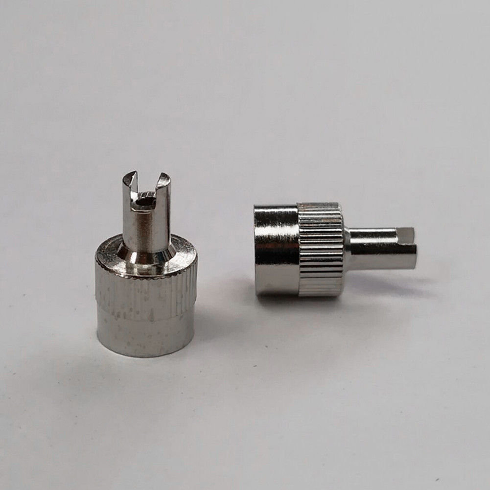 8pcs Slotted Head Valve Stem Caps with Core Remover Tool for Car ...