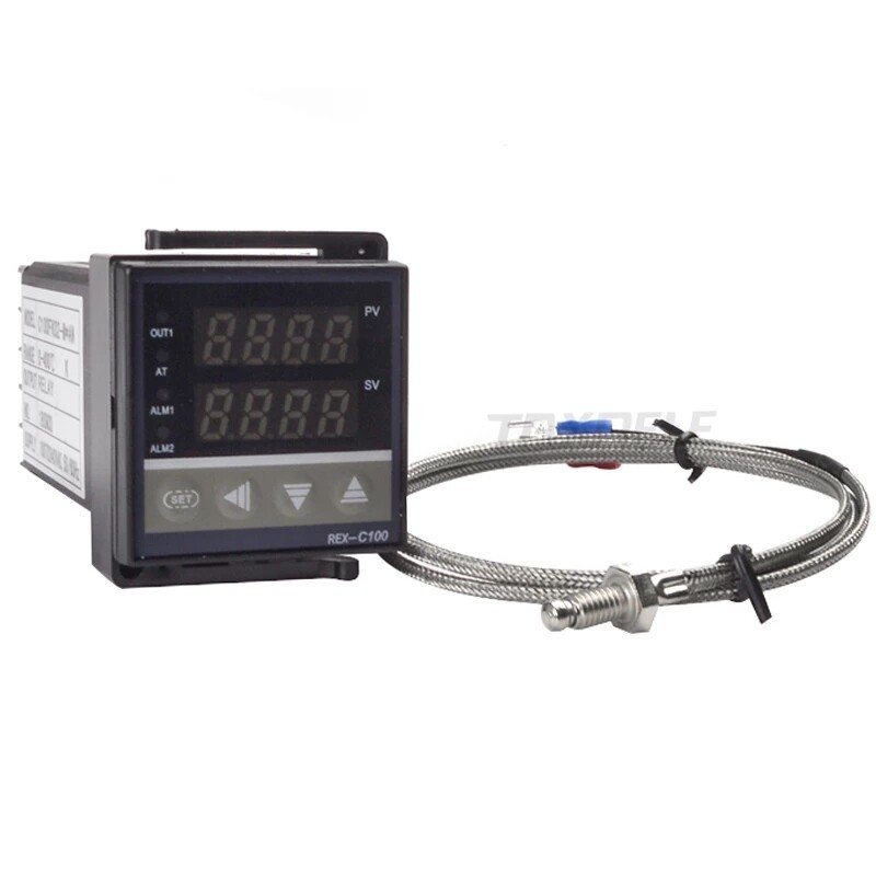 M★-Digital PID Temperature Controller REX-C100 REX C100 thermostat ...