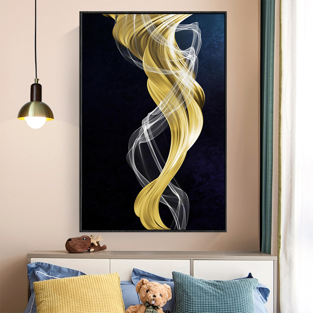 Luxurious Wall Painting: Koi Fish Nine-Fish Design, Vertical Entryway ...