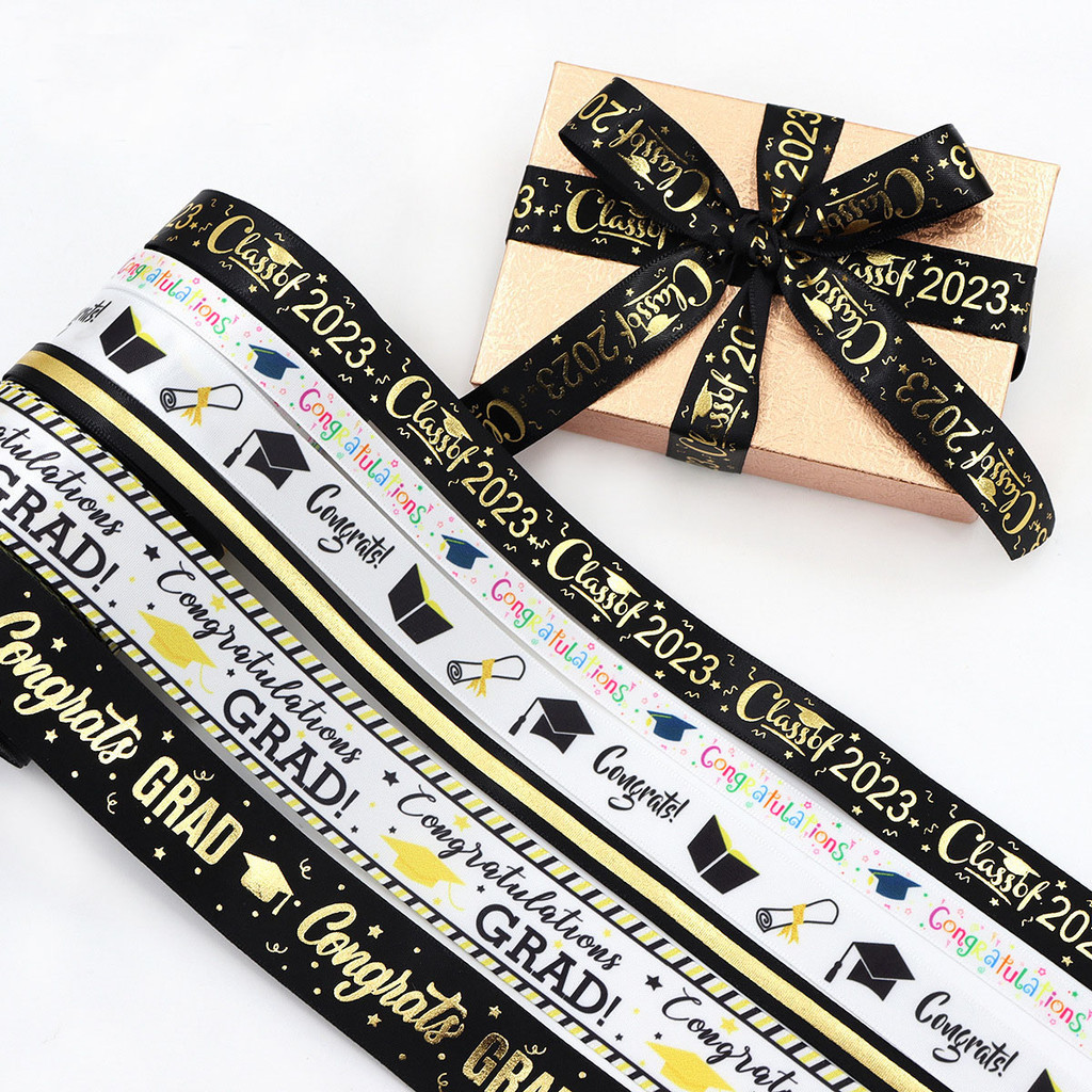 5 meters Graduation Season Ribbon DIY Handmade Bow Gift Packaging 2024 ...
