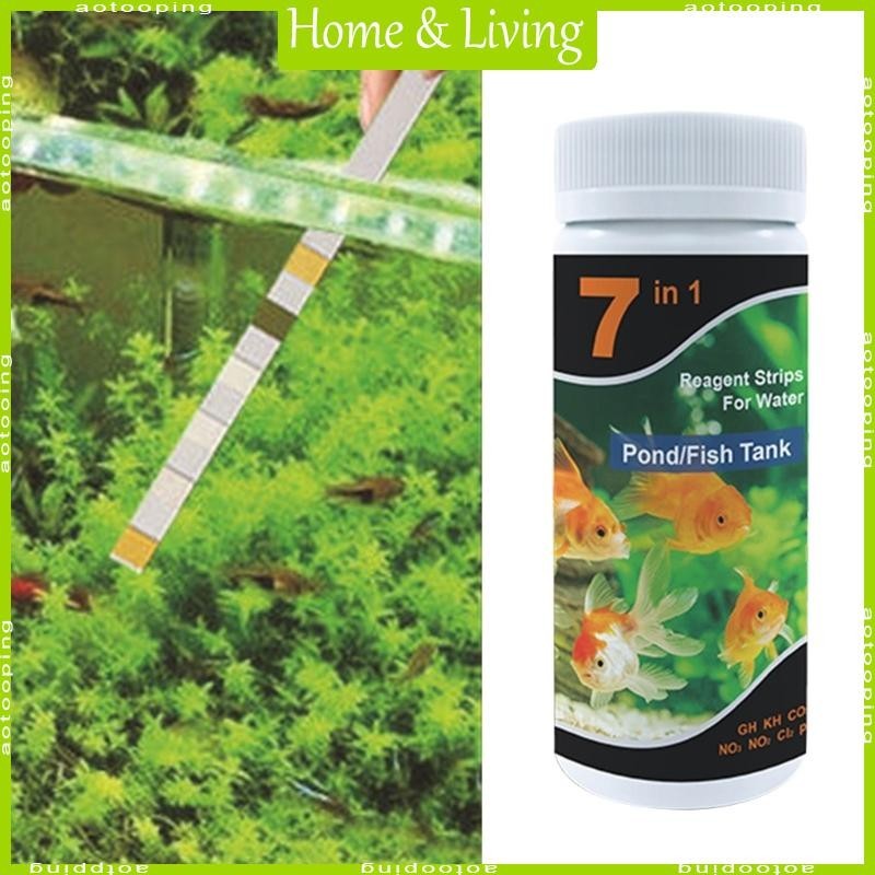 AOTOO Test Strips 7 in 1 Swimming Pool Aquarium for Total Hardness ...