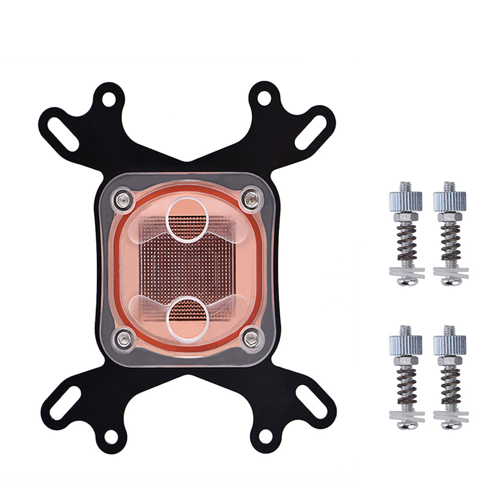 Soxii CPU Water Cooling Block Waterblock Liquid Cooler 50mm Copper Base ...