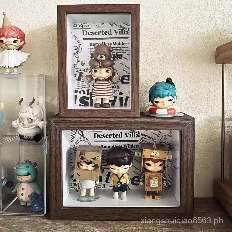Blind Box Storage Display Frame Box Little Wild Doll Scene Box diy ...