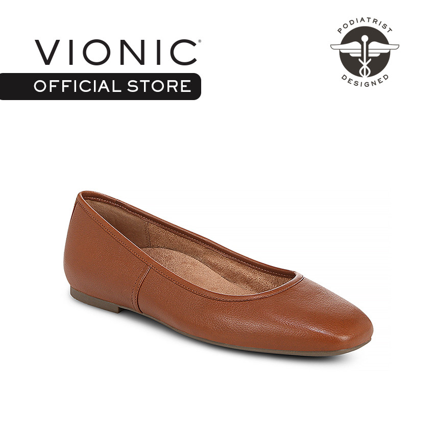 Vionic / Women's Taryn Driving Moccasin With Arch Support In Pewter Leather Size 7