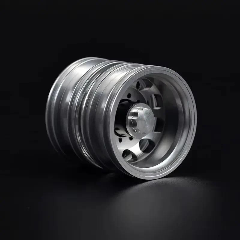 1 Pair Metal Front Rear Wheel Rim Hub for 1/14 Tamiya RC Truck Car ...