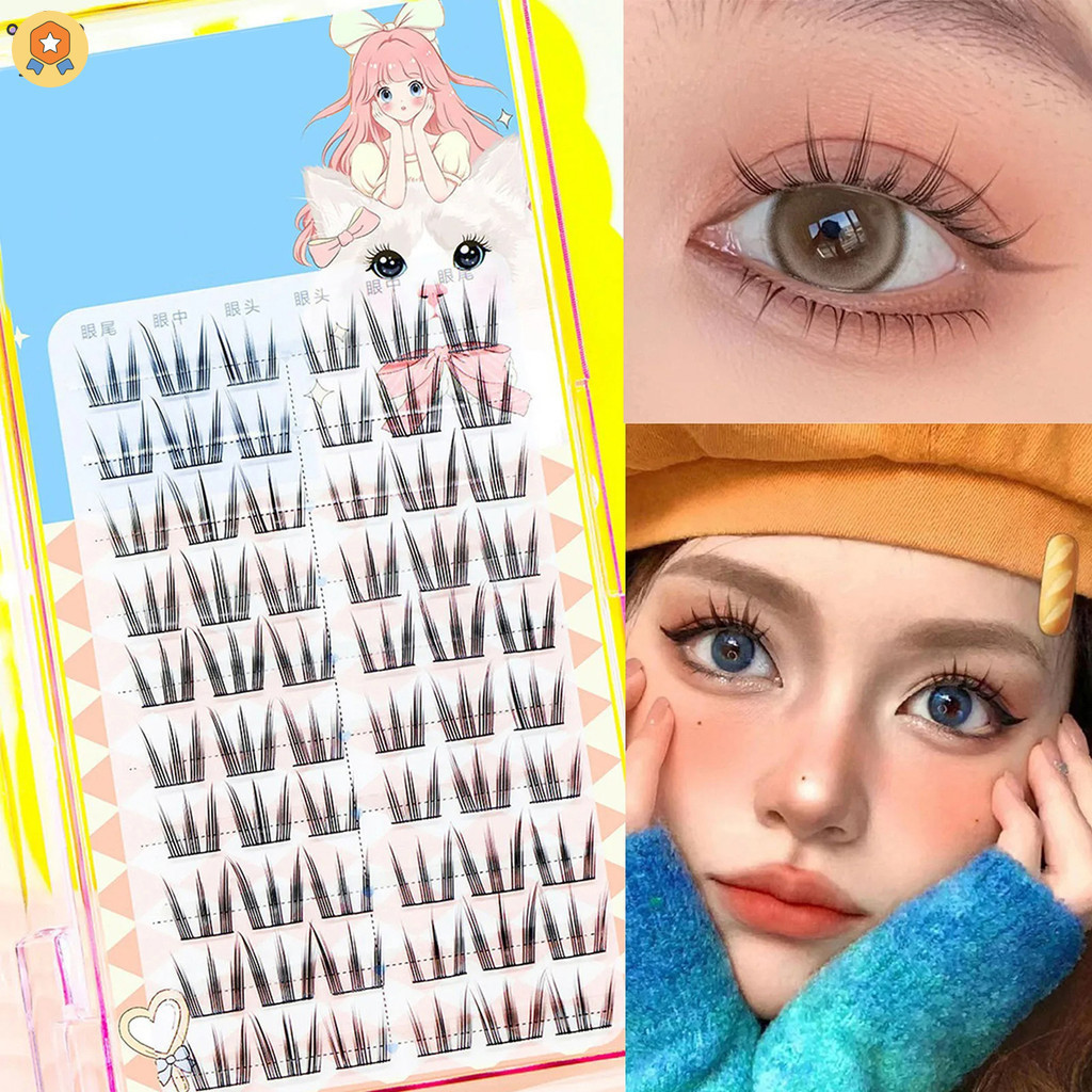 Individual Eyelashes 10 Rows Super Thin Band & Soft Self Fanning Volume