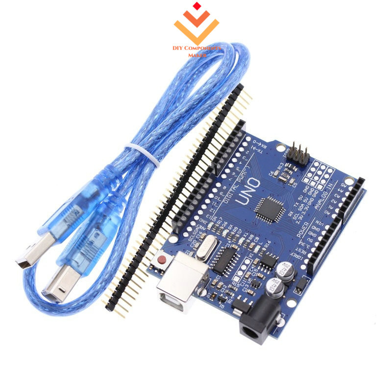 UNO R3 Compatible Board ATmega328 for Arduino+ USB CABLE | Shopee ...