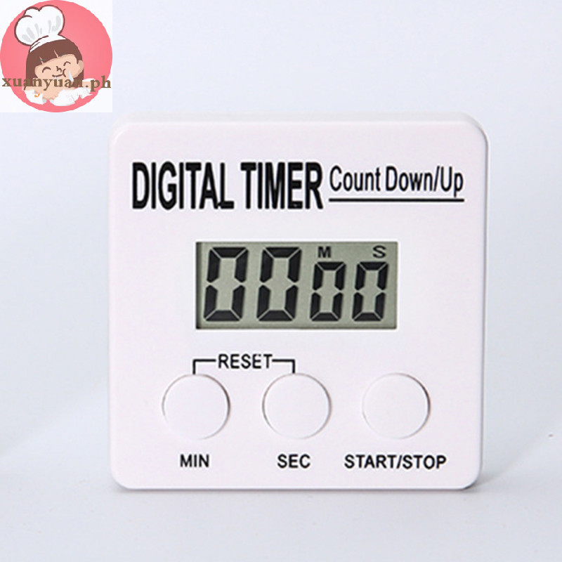 XUAN Timer 99 Minutes Adjustable Electronic Countdown Timer Kitchen ...