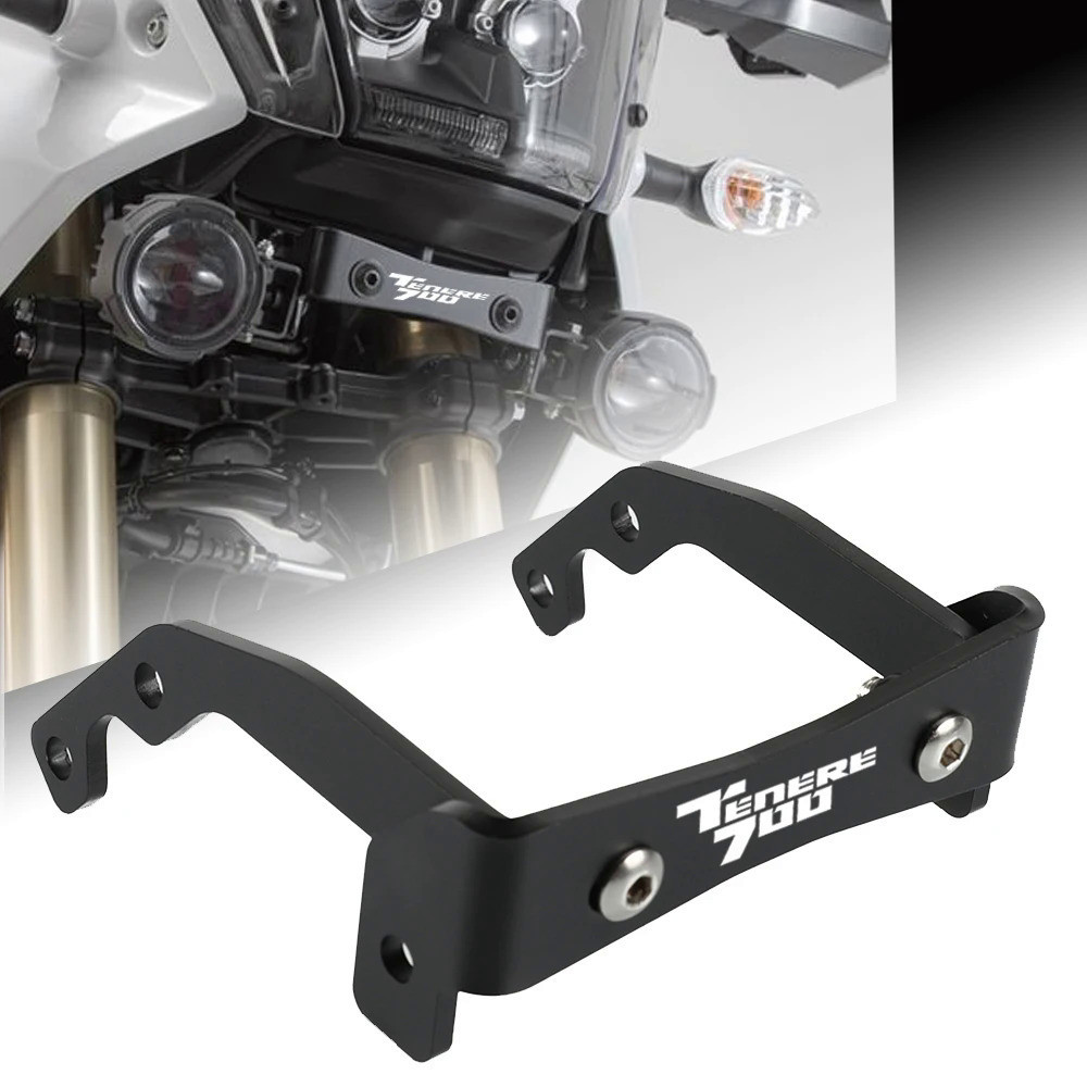 Support Bouteille Moto CNC Pour Yamaha Tenere 700 - Porte-Gobelet Réglable Bleu