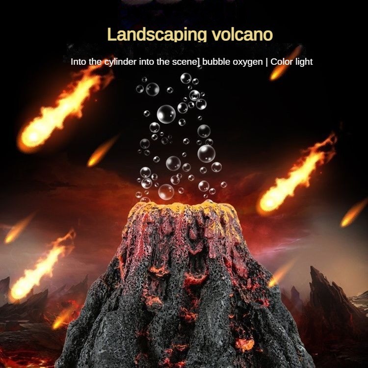 Picture of Fish Tank Volcanic Rock Landscaping Aquarium Decoration Set Rockery ...