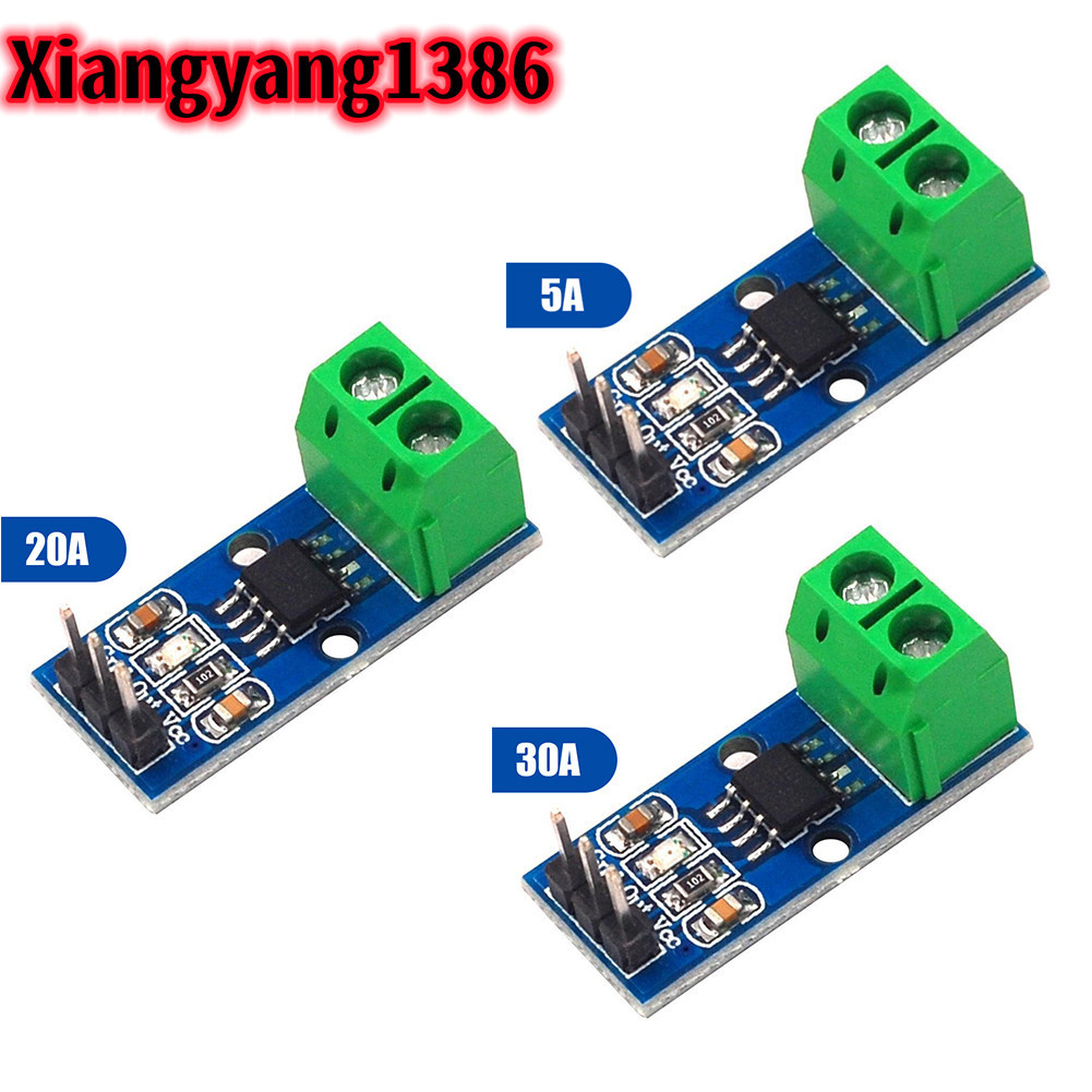 Hall Current Sensor Module ACS712 Module 5A 20A 30A Hall Current Sensor ...
