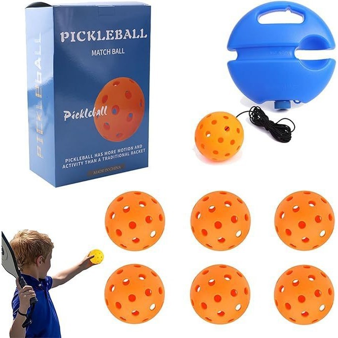 74MM Pickleball Trainer Outdoor Pickle Balls Training Aids Pickleball ...