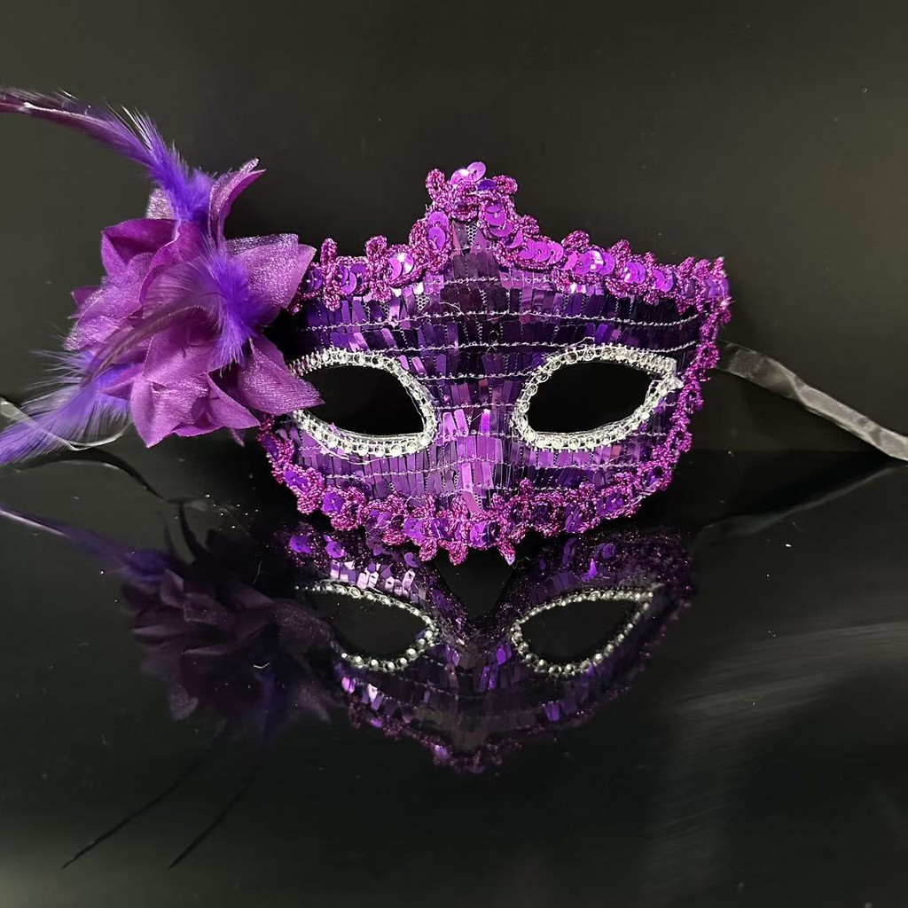 Fashion Venice Princess Sequin Mask Carnival Masquerade Party Luxury ...