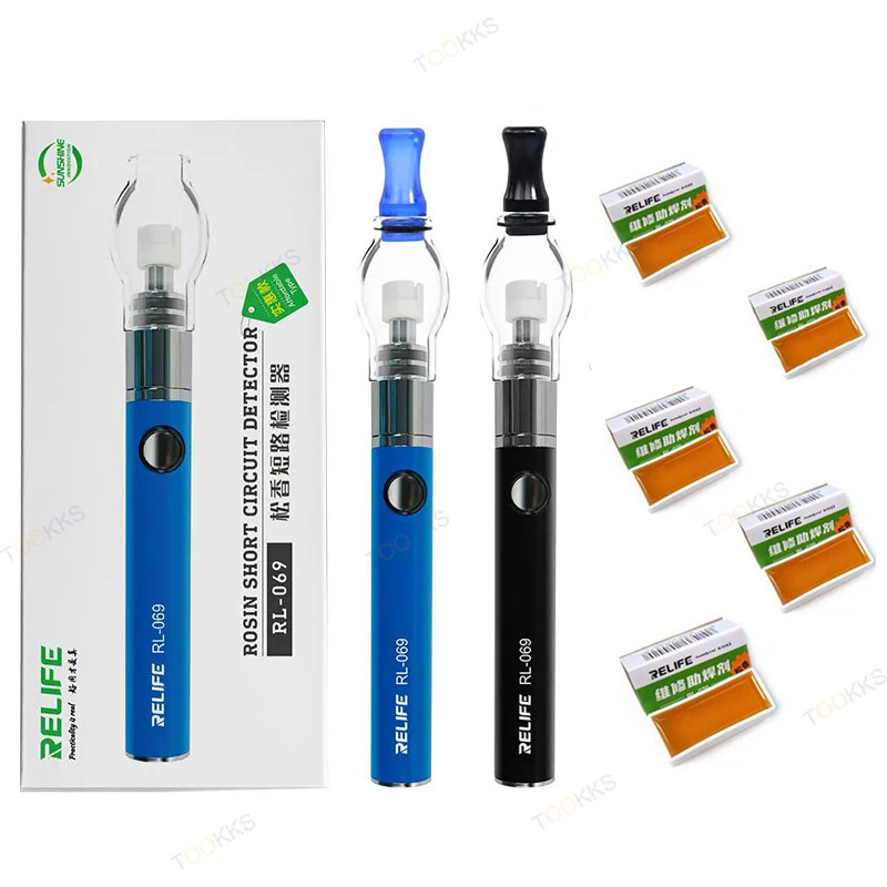 Relife RL-069 Rosin Atomizer Pen PCB Board Short Circuit Detector Clean ...