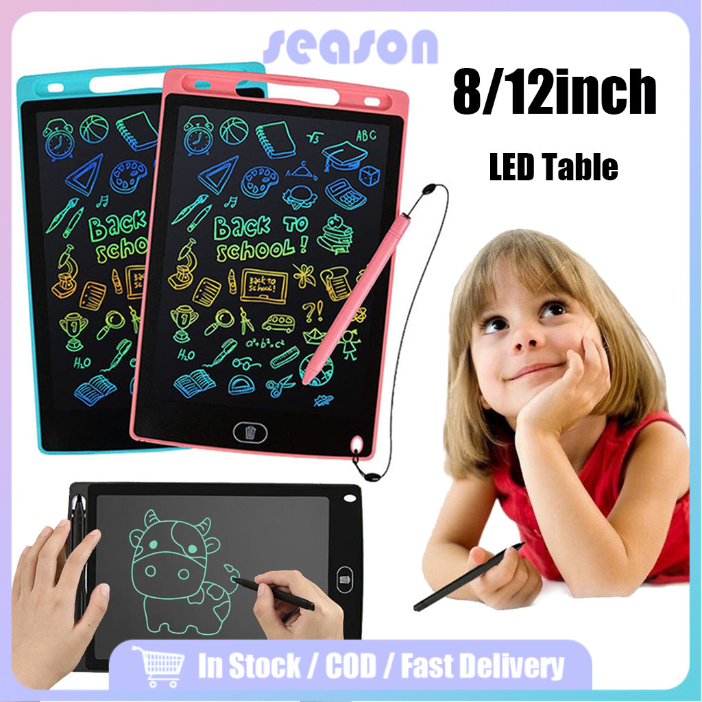 8.5/12 inch LCD Writing Tablet Portable Electronic Drawing Board ...