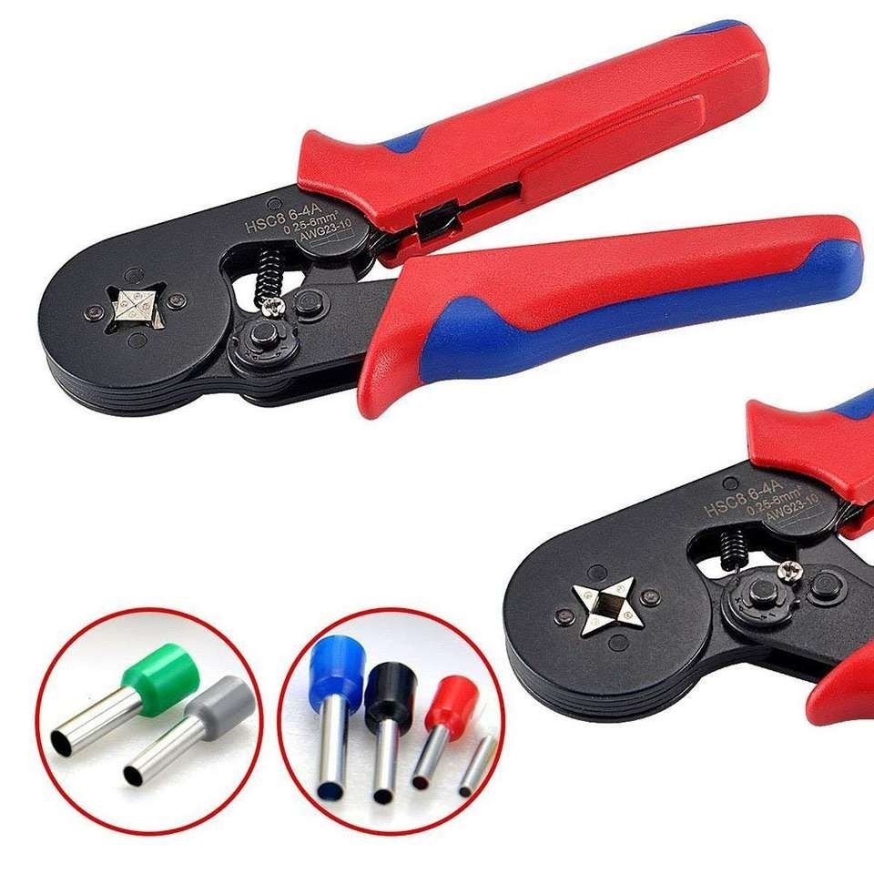 crimping tools HSC8 6-4A quadrilateral wire crimp plier with 1250pcs ...