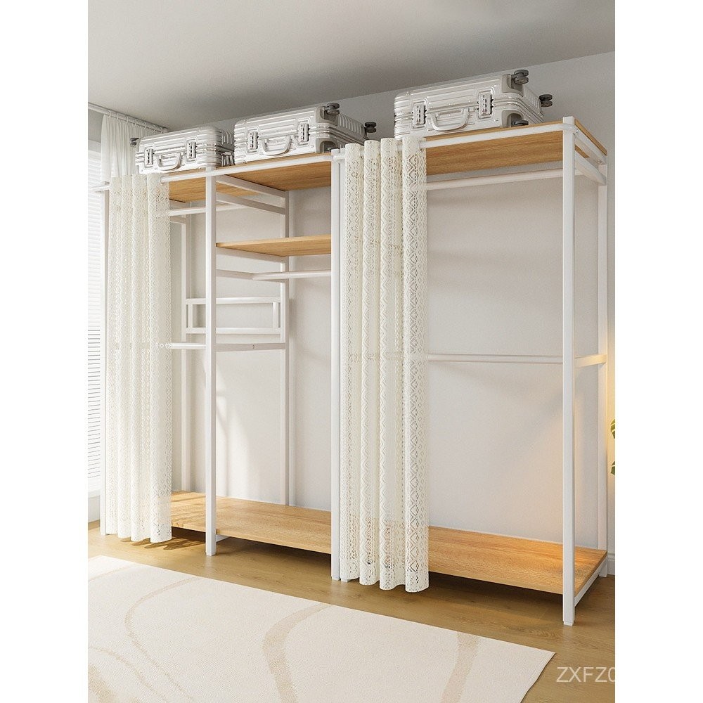 Floor-standing Clothes Rack Corner Storage Rack Wardrobe Household Coat ...