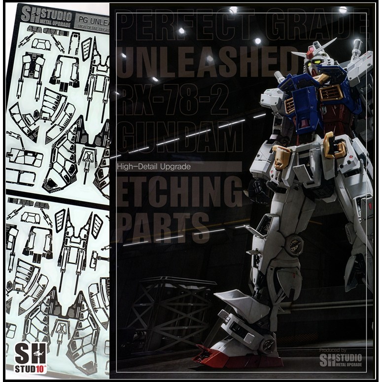 SH STUDIO PGU PG 1/60 RX-78-2 Unleashed ETCHING UPGRADE PARTS | Shopee ...