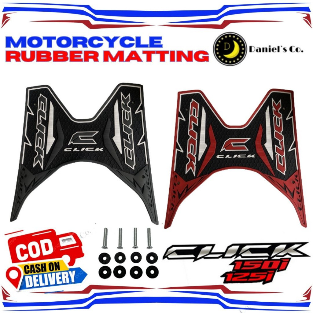 DC Rubber Matting For Honda Click 125 150 V1,V2,V3 accessories for ...