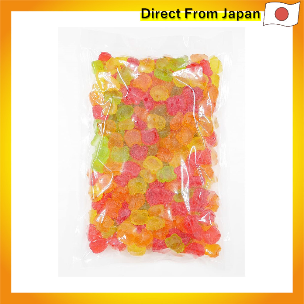 1kg Gutsy Frog Gummy [orange, Strawberry, Lemon, Melon Flavored Frog 