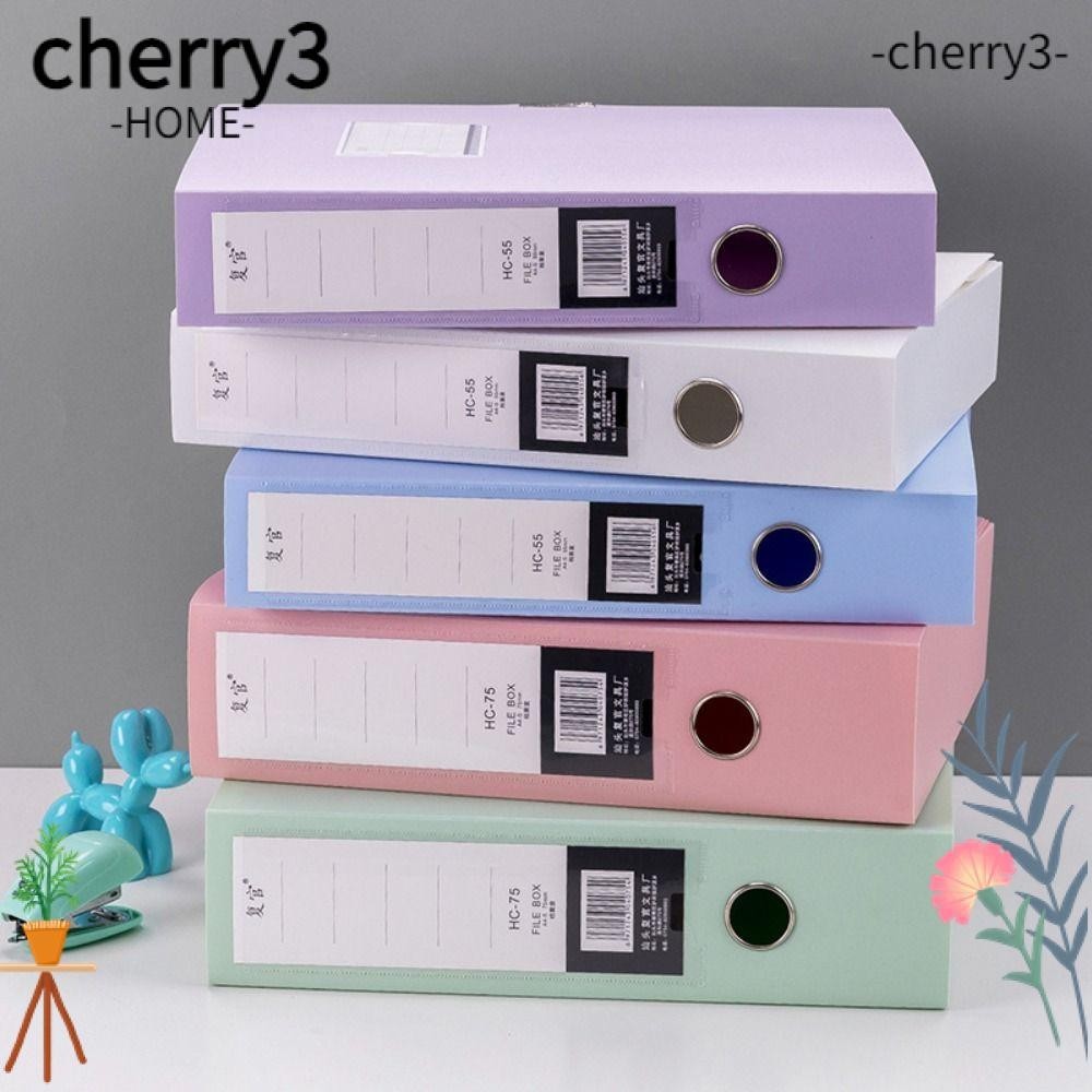 Cherry3 Document Storage Box Folder Large Capacity A4 Information Box