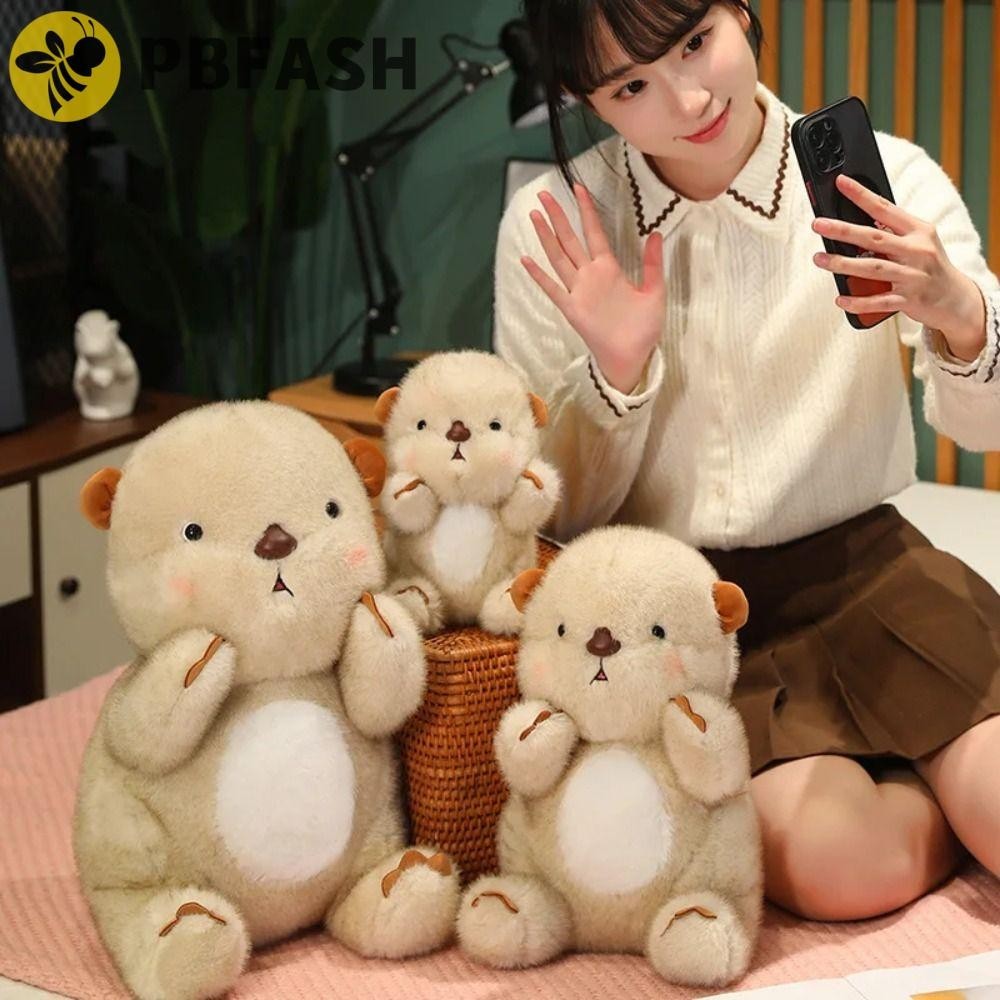 PBFASH Sea Otter Plush Toys, Cartoon Animal Huggable Otters Kawaii Sea
