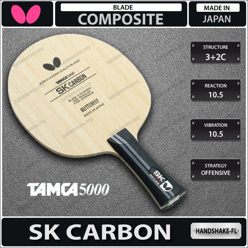 Butterfly SK Carbon Table Tennis Carbon Blade Bat Paddle Racket Ping