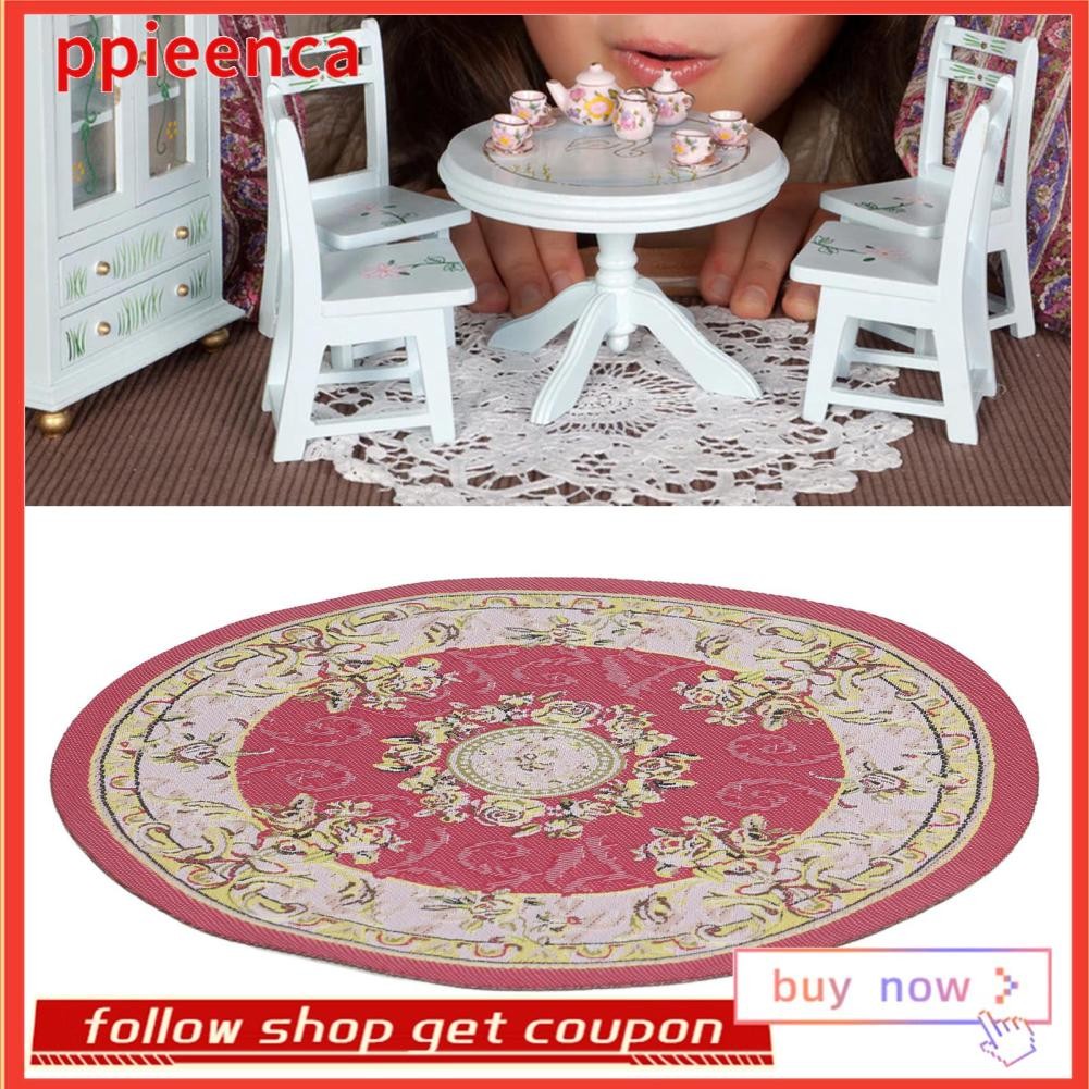 Ppieenca GLOGLOW Dollhouse Rug Round 1: 12 Beautiful Vintage Style ...