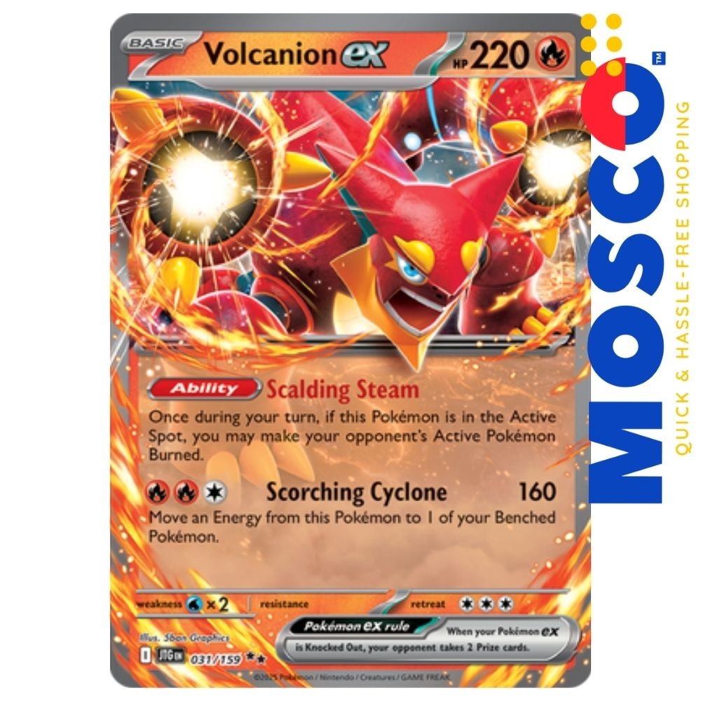 Volcanion ex - 031/159 Journey Together | Pokemon TCG | Shopee Philippines