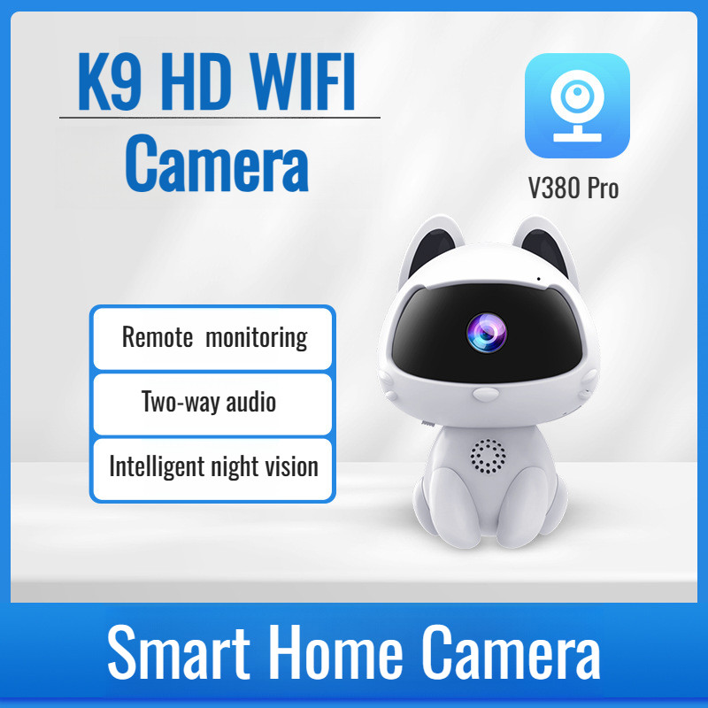 Image showcasing Home pet monitoring HD smart camera night vision remote wireless ...