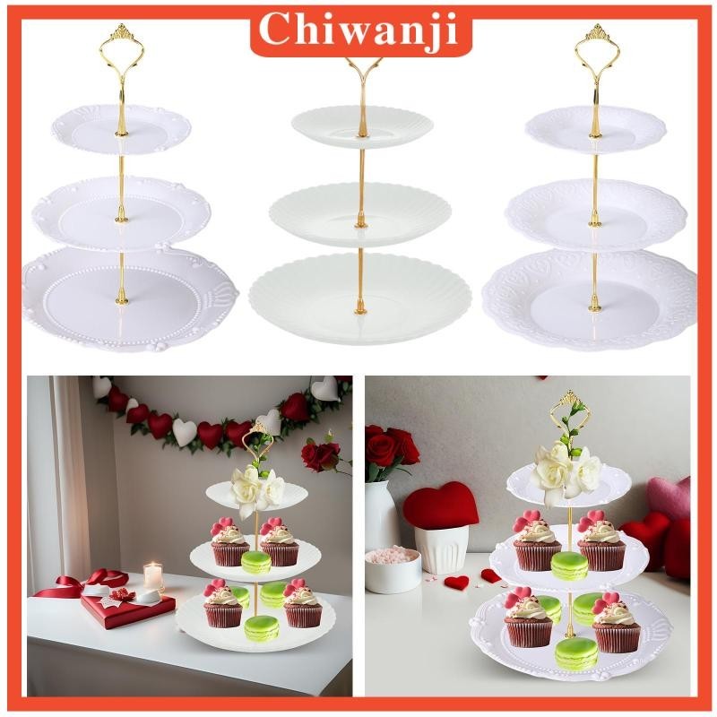 [Chiwanji] Cake Stand, Dessert Cupcake Display Stand, Home Decor, Round ...